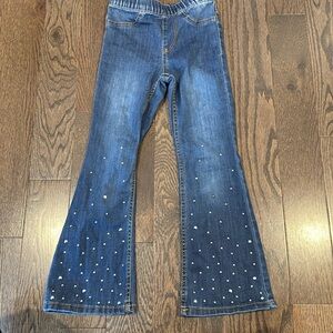 H&M flare girls elastic band jeans